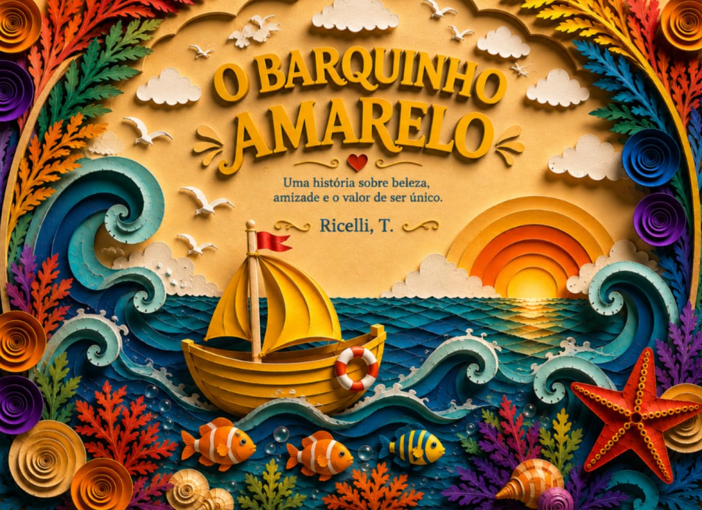 O BARQUINHO AMARELO: UMA HISTÓRIA SOBRE BELEZA, AMIZADE E O VALOR DE SER ÚNICO