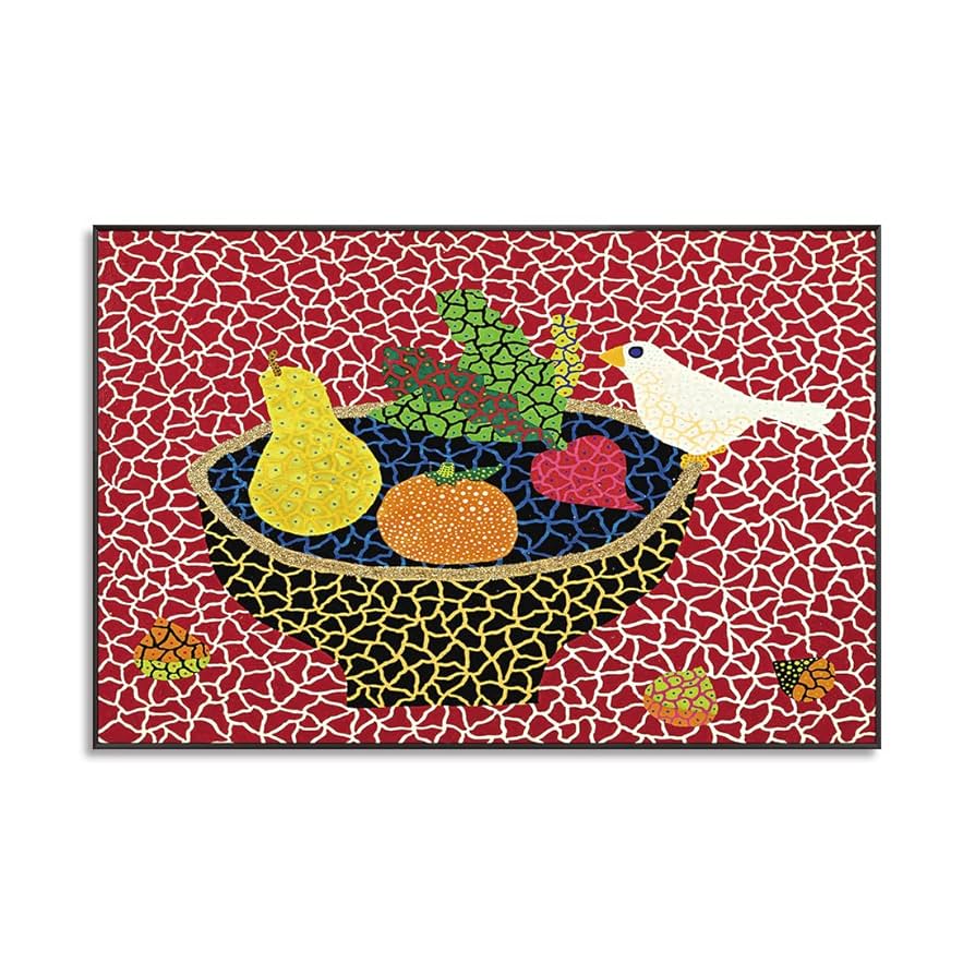 Amazon.co.jp: アートパネル 草間彌生 1枚 飾り絵 草間弥生 抽象