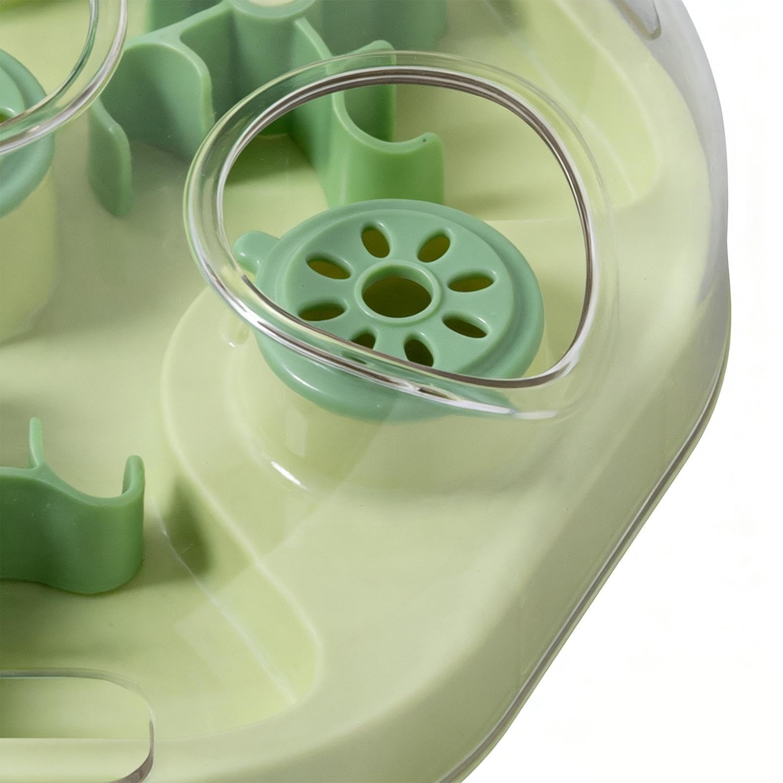 Genérico Juguete para Perros Juego de Alimentación Lenta con Hoyos para | Dispensador Interactivo De Para Mascotas Para Entrenamiento De Comer Lento Del Aburrimiento Y Juego En Casa