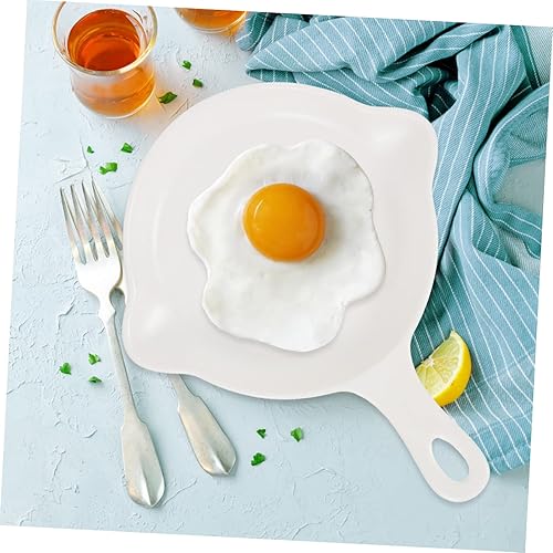 Miniatura 6 de KJHBV Utensilios de cerámica para hornear huevos Mini sartén sartén para tortillas de huevos Sartén de campamento Pan para panqueques Sartén para