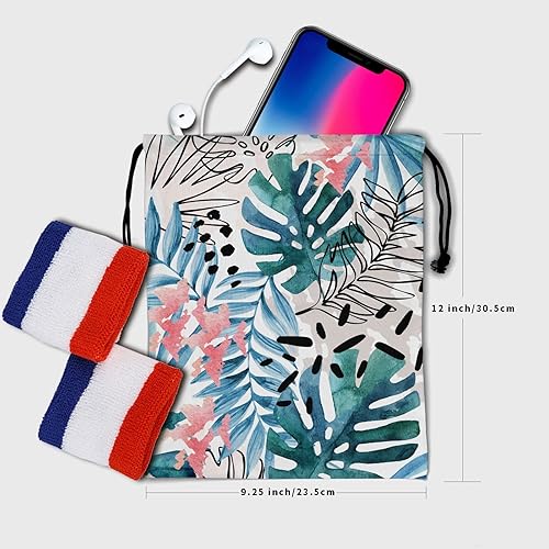 Miniatura 6 de Bolsa de agarre de gimnasia para gimnasia, bolsa de gimnasia con cordón, bolsa de gimnasio para atletas, bolsa para apretones, toalla de zapatos