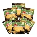 Jabsons Roasted Methi Khakhra 180gm (Pack of 6)| No Onion No Garlic | Ready To Eat|Vacuum Packed | Gujarati Traditional 