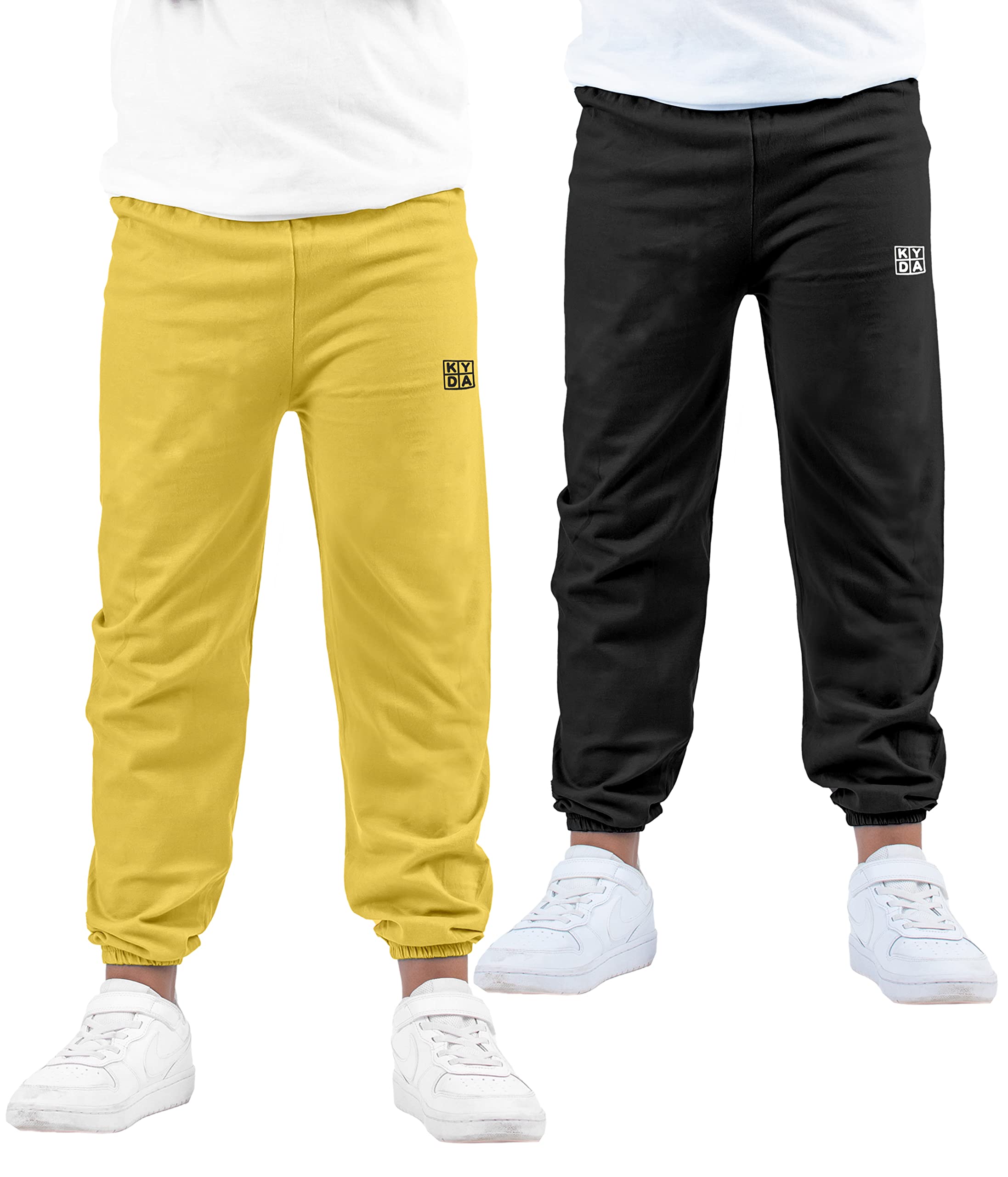 KYDA Kids Pantalones de chándal unisex para niños