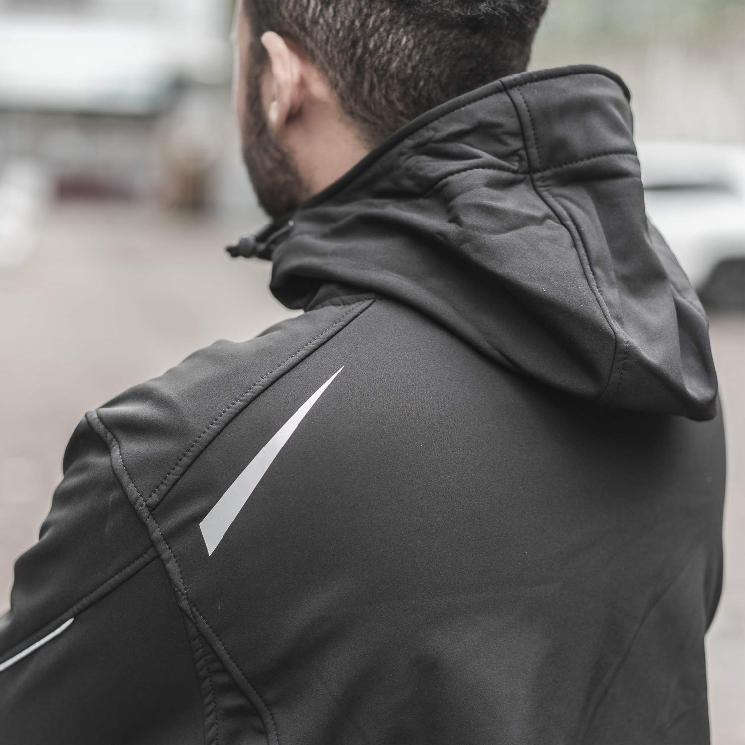 Uvex Synexxo Herren-Arbeitsjacke - Schwarze Männer-Softshelljacke - Sehr Atmungsaktiv
