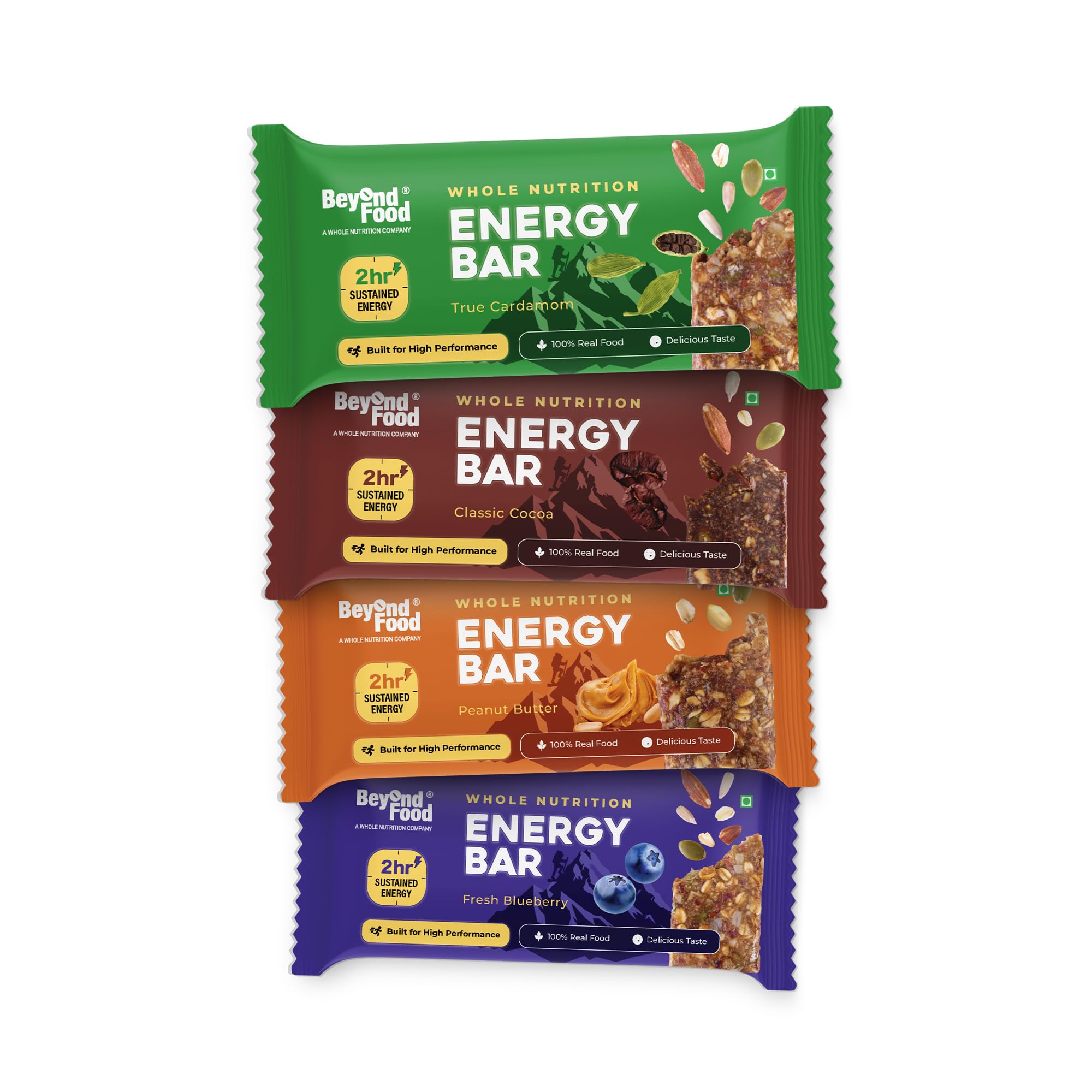 Beyond Food Assorted Energy Bars (Pack of 6) | High Protein, Sugar-Free Snack | Oats, Nuts & Seeds | Healthy Energy Boost | Natural Ingredients & No Preservatives | On-the-Go Pre & Post-Workout Snack-picture-29