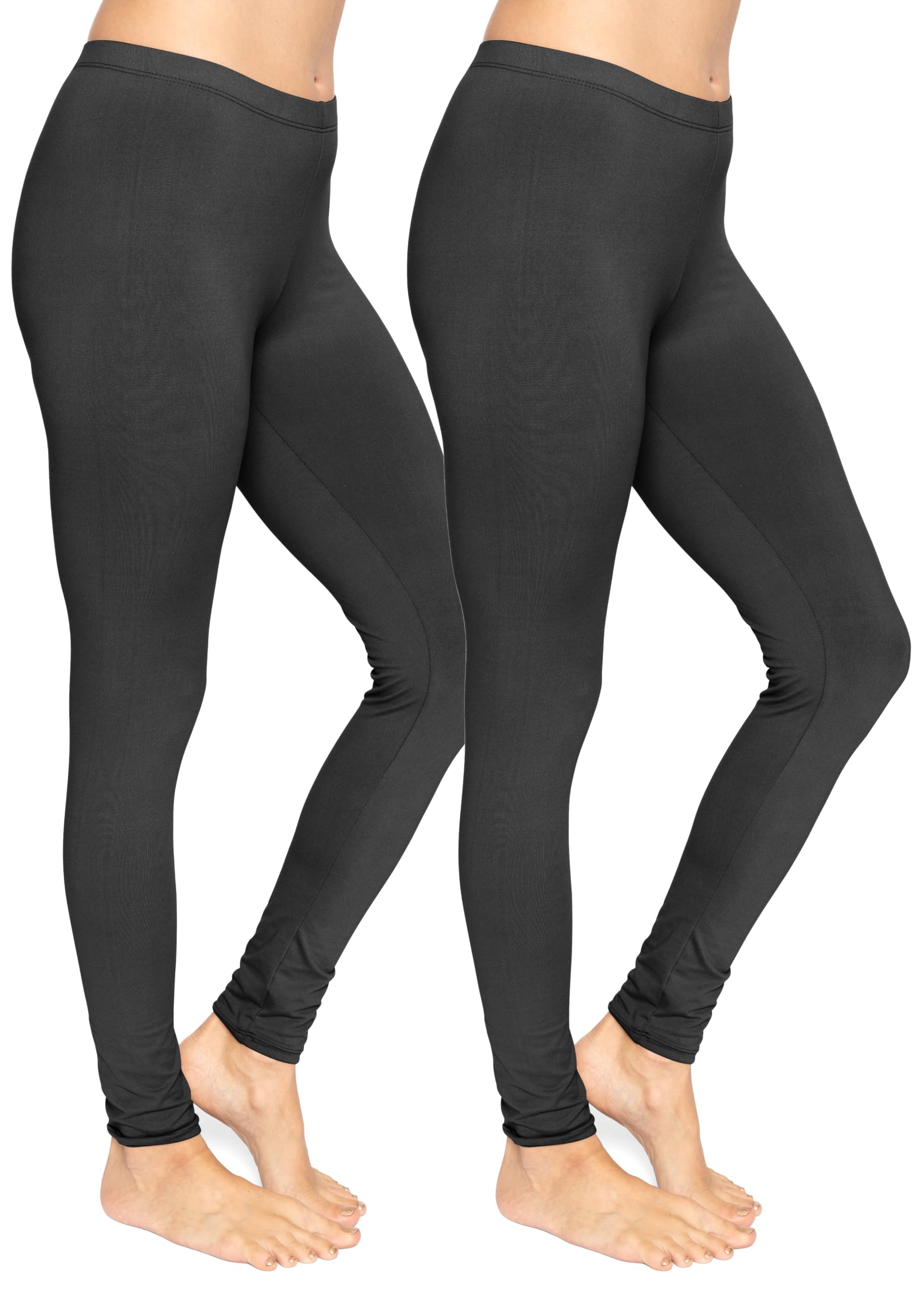 STRETCH IS COMFORT Cotton Capri Leggings, Knee Length Pants, Plus Size