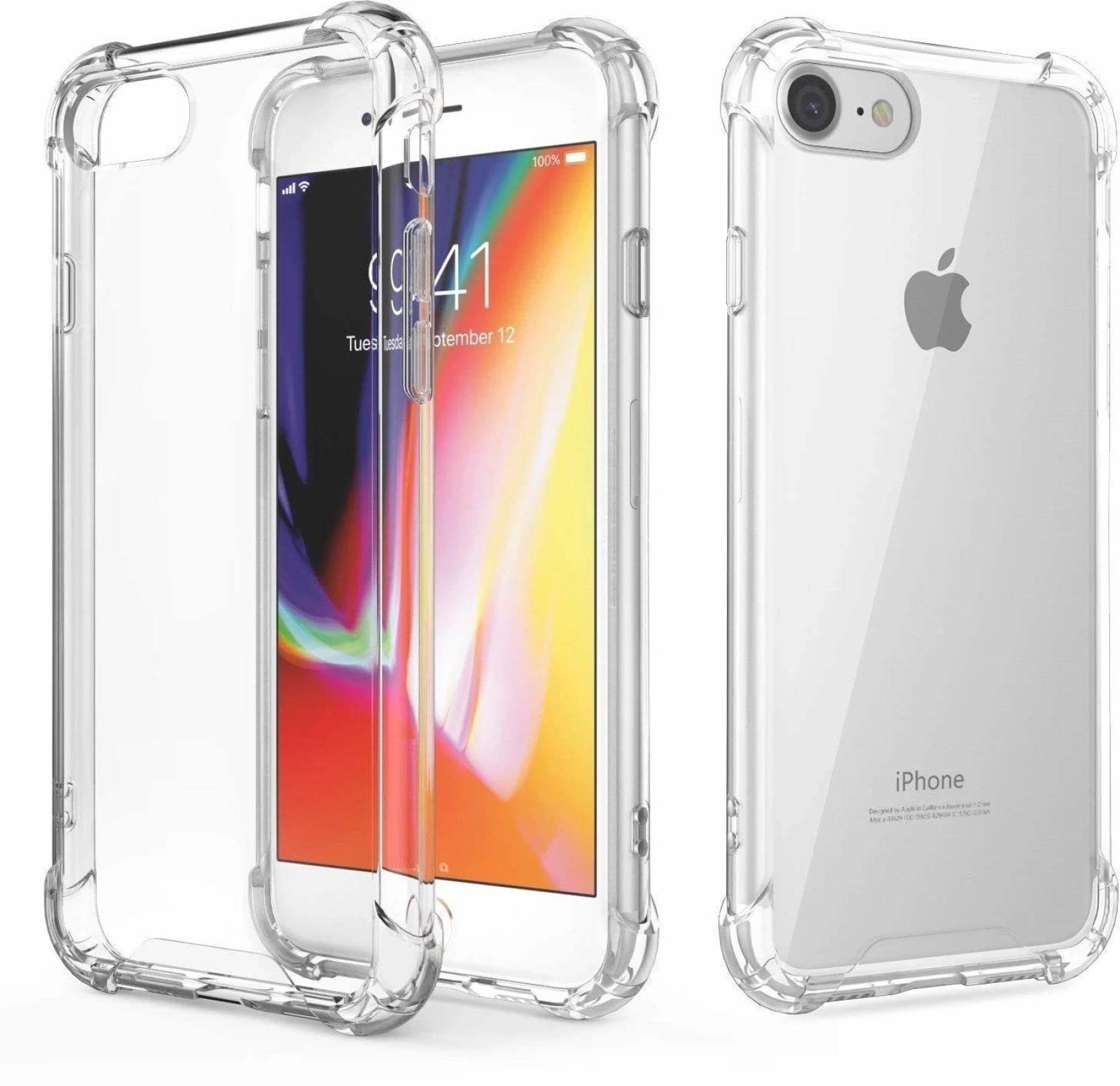 Glasgow | for Apple iPhone SE 2022 / SE 2020 / SE 3 | Back Cover Premium TPU Bumper Shockproof Case Cover for Apple iPhone SE 2022 / SE 2020 / SE 3 - Transparent (B0B9YBLK6X) Amazon Price History, Amazon Price Tracker