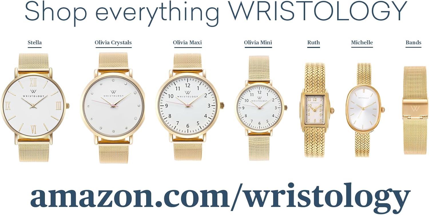 Wristology Easy Change Band Large Face Roman Numerals Boyfriend Womens Watch - Interchangeable Strap - Large Easy to Read Analog Dial Unisex - Image 6