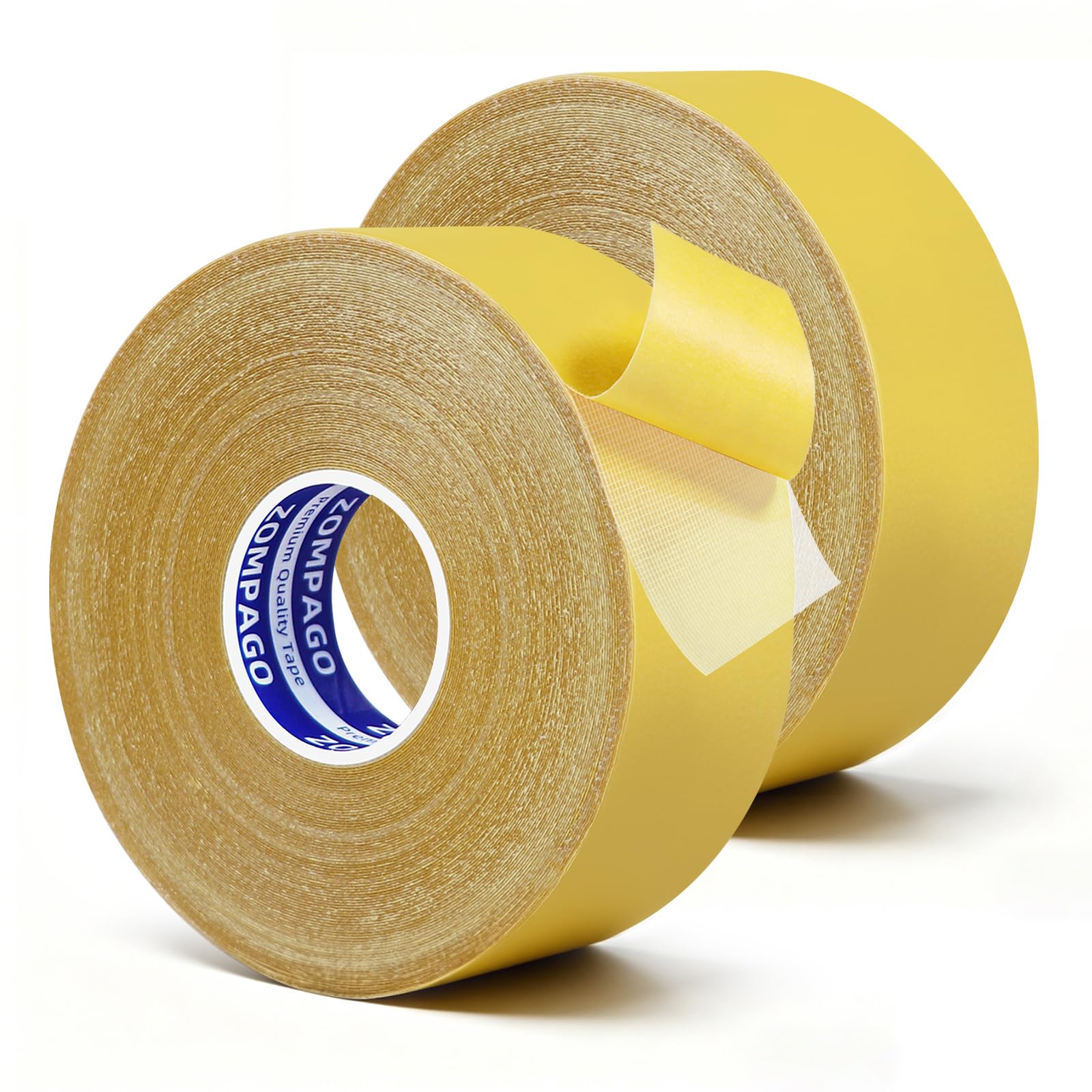ZOMPAGO Double Sided Tape Heavy Duty,40m x 3cm, Super Strong Cloth Mesh Mounting Tape, Removable No Residue Carpet Tape, Waterproof Adhesive for Indoor & Outdoor Use