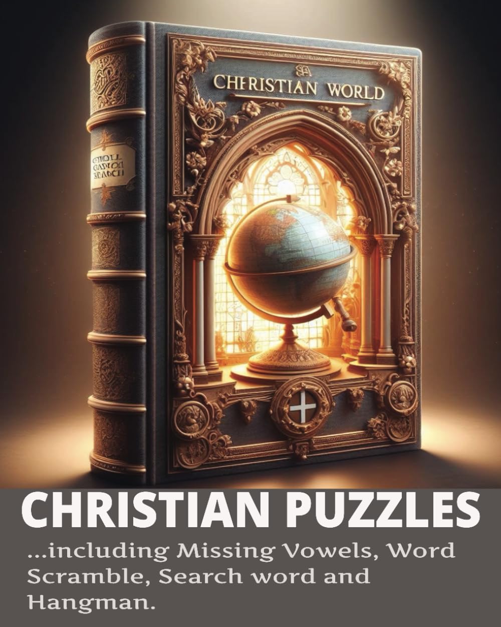 CHRISTIAN PUZZLES: including Missing Vowels, Word Scramble, Search word and Hangman.