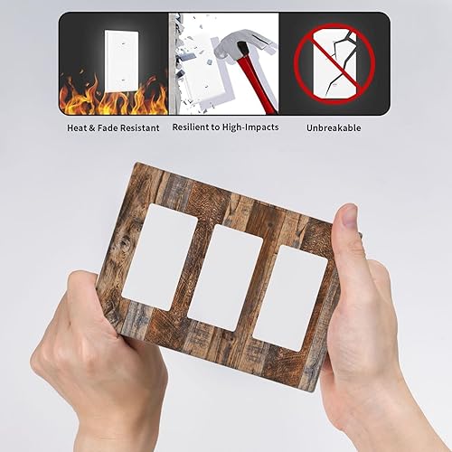 Miniatura 137 de Vista de ventana, isla tropical, playa, palmeras, cielo soleado, cubierta de interruptor de luz de palanca individual, placa decorativa de pared