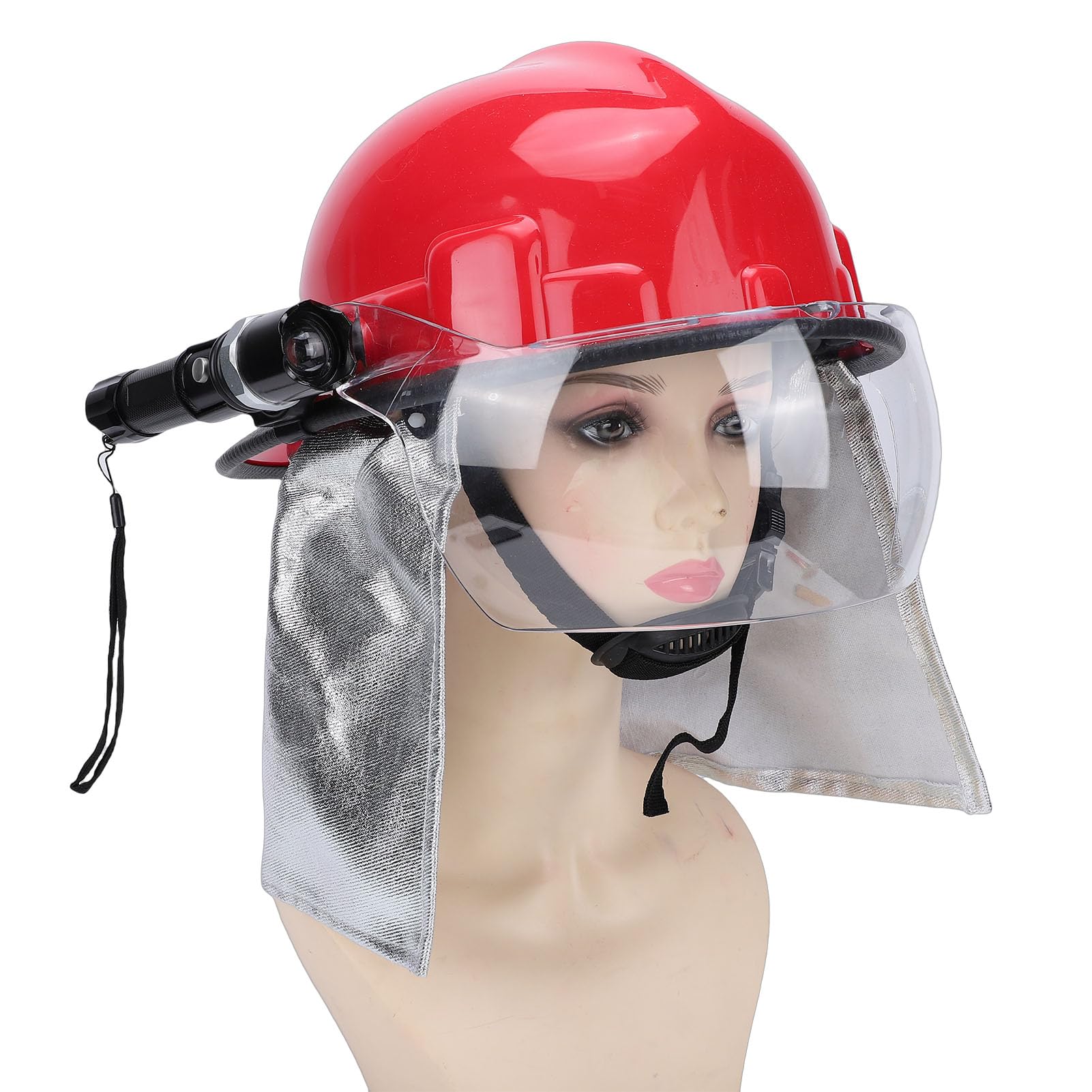 Casco di Sicurezza di Emergenza, Elmetto Protettivo Durevole, Equipaggiamento di Sicurezza Multi Scenario con Assorbimento degli Urti, Ideale per Vigili del Fuoco, Soccorso in Caso di