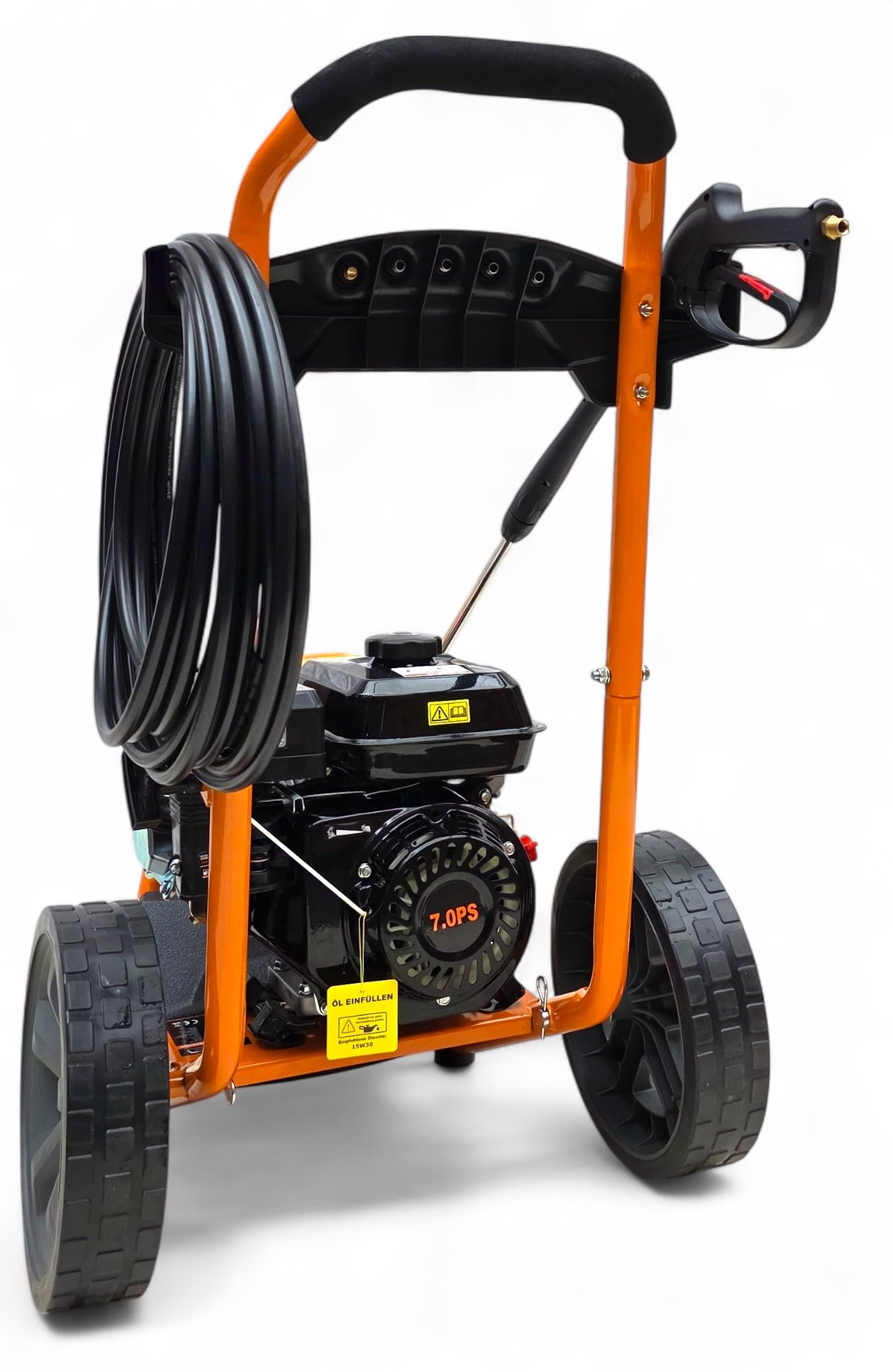Strahlemann Limpiador de alta presión 7 CV, limpiador de superficies máx. 220 bar + fresa sucia
