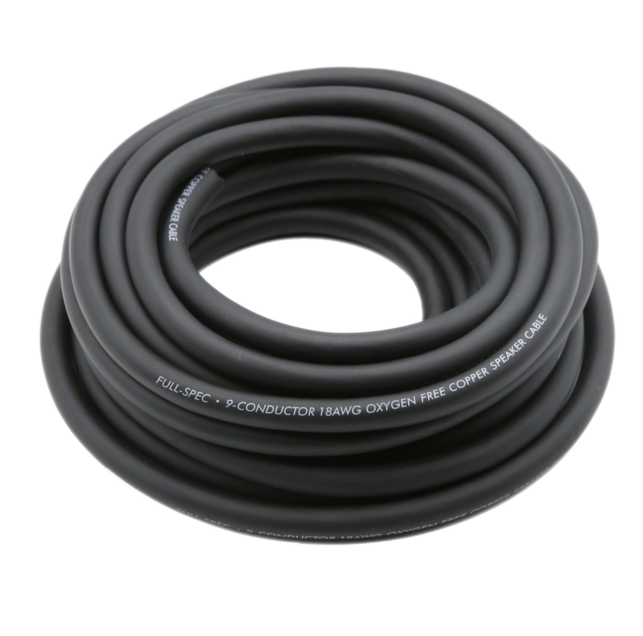 RonDexy Cable de altavoz de 9 conductores de 20 pies, OFC estañado de 18 AWG, cable de altavoz de 4 canales y cable remoto ultra flexible y cubierta fácil de despegar