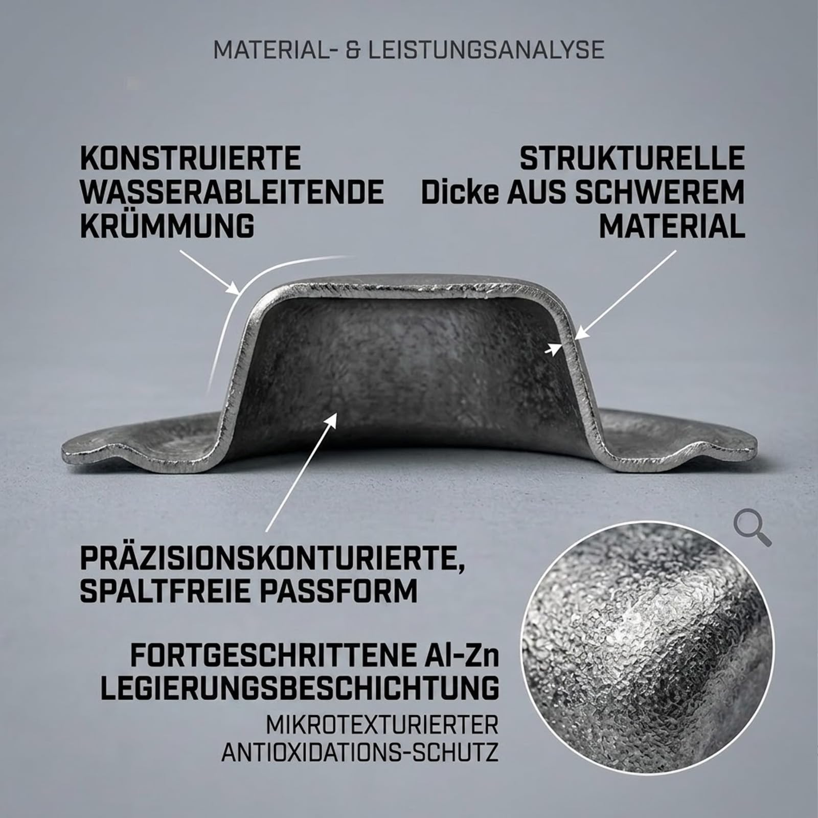 Metall-Dachschraubenkappen mit Aufbewahrungsbox (100 Stück)