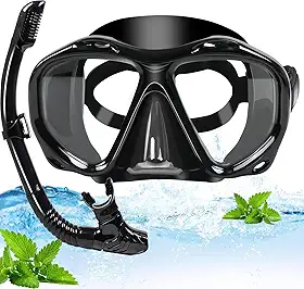 Wulnar Mascara de Mergulho Máscara de Mergulho, Snorkel Adulto