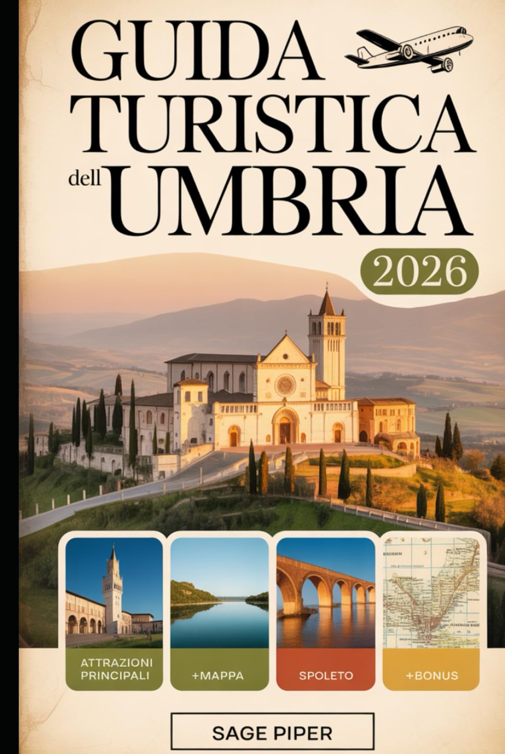 Guida Turistica dell'Umbria 2026: Scopri Perugia, Assisi, Orvieto, Spoleto e Gubbio con le migliori attrazioni, passeggiate in collina, strade del ... per famiglie, coppie e viaggiatori singoli