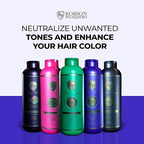 Miniatura 7 de Robson Peluquero Kit de tratamiento de champú y matizador Blue Home Care 2x300ml/2x10.14 fl.oz