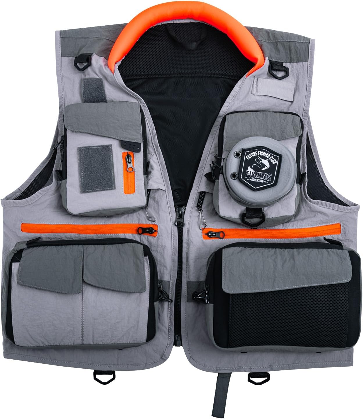 Goture Fishing Vest,Lightweight Breathable Nylon Fly Fishing Vest for Men and Women,20 Pockets Vests for Outdoor Activities