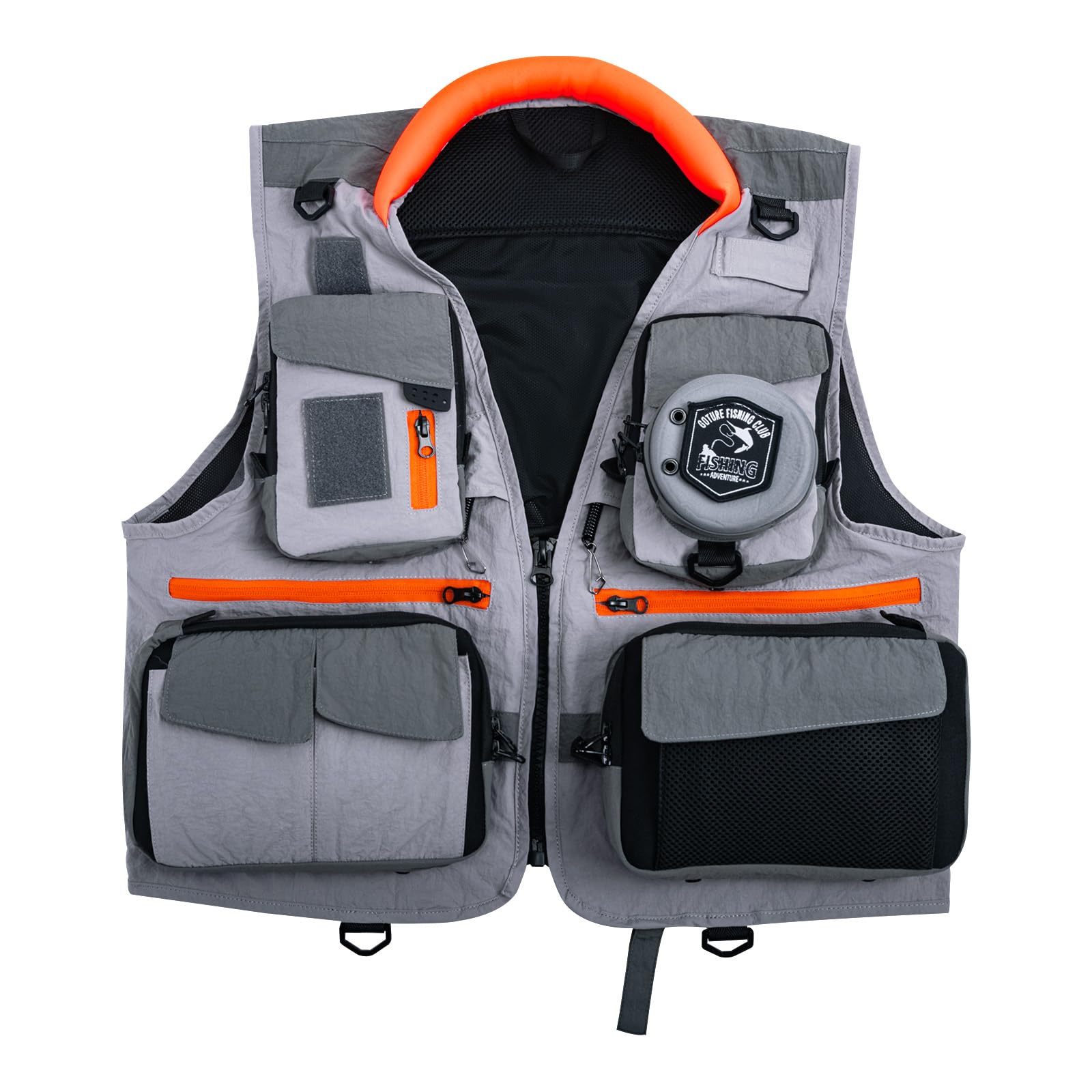 Goture Fishing Vest,Lightweight Breathable Nylon Fly Fishing Vest for Men and Women,20 Pockets Vests for Outdoor Activities