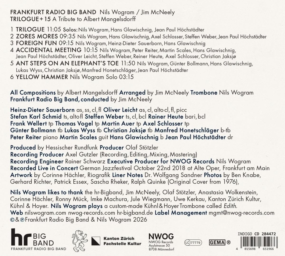 Trilogue + 15 (a Tribute to Albert Mangelsdorff)