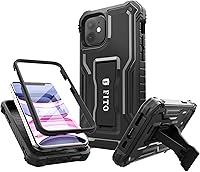 Vista 1 de FITO Funda compatible con iPhone 11, doble capa a prueba de golpes, resistente con protector de pantalla para iPhone 11 y iPhone XR de 6.1 pulgadas