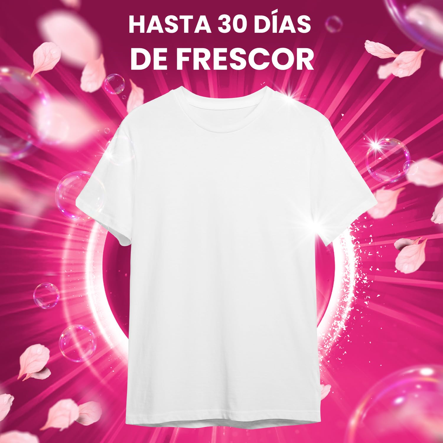 Wipp Express Power Caps Detergente Floral en Cápsulas para Lavadora, Pack de 5, Total 165 Dosis, Limpieza Profunda, Eficaz en Agua Fría