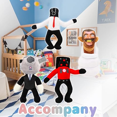 Miniatura 5 de BTFTO Skibidi - Peluche para el inodoro, peluche de Titan Speakerman, juguete de peluche Skibidi, juguetes de peluche, regalos coleccionables para