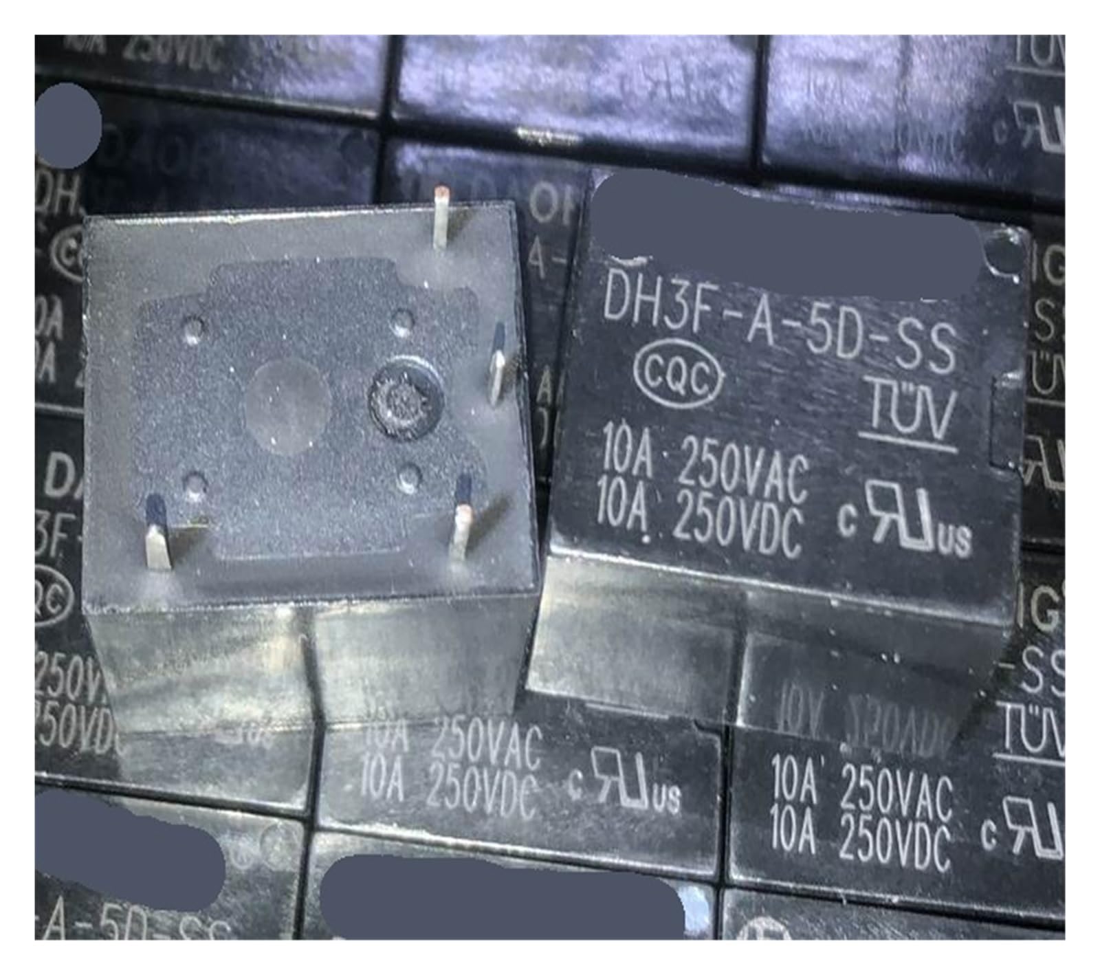 PKNVKZIDK 1pc DH3F-A-5D-SS 5V (T73A-5V/12A-10A) Relay 4pins