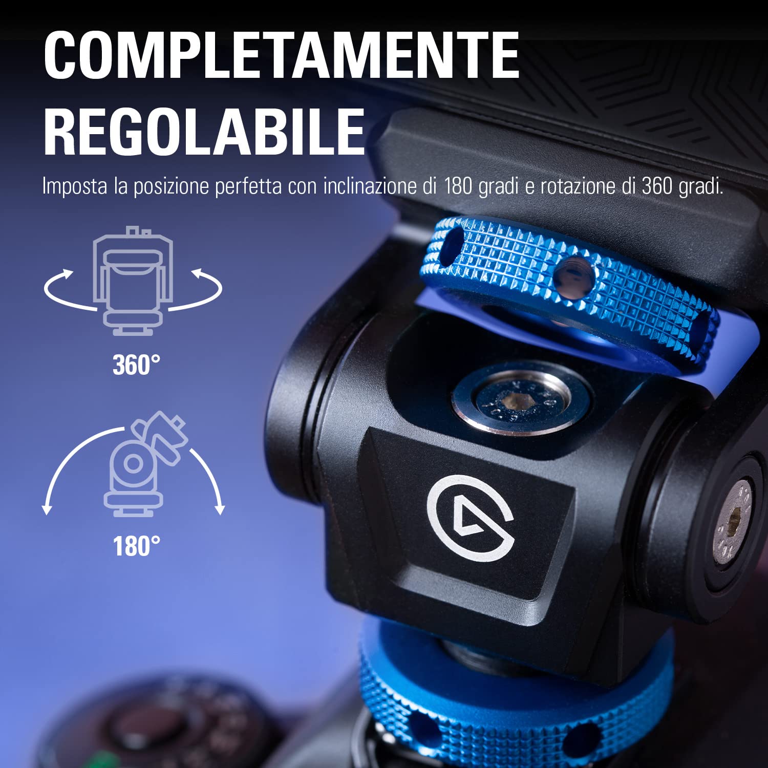 Elgato Cold Shoe - Supporto regolabile con filettatura da ¼ di pollice per luci, flash, microfoni, compatibile con Key Light Mini, supporti luce, treppiedi, perfetta per produzioni di foto e video