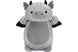 Squishmallows Hugmees 2024 Halloween Animal Plush Doll Toy (Gio The Grey Gargoyle)