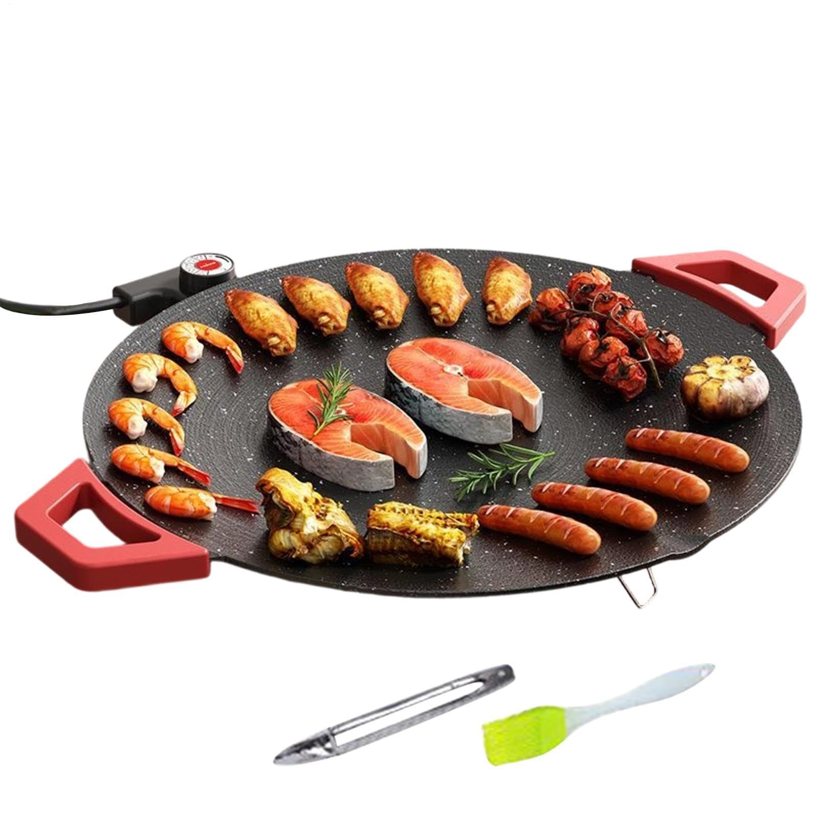 Electric Griddles - Parrilla portátil antiadherente | aleación