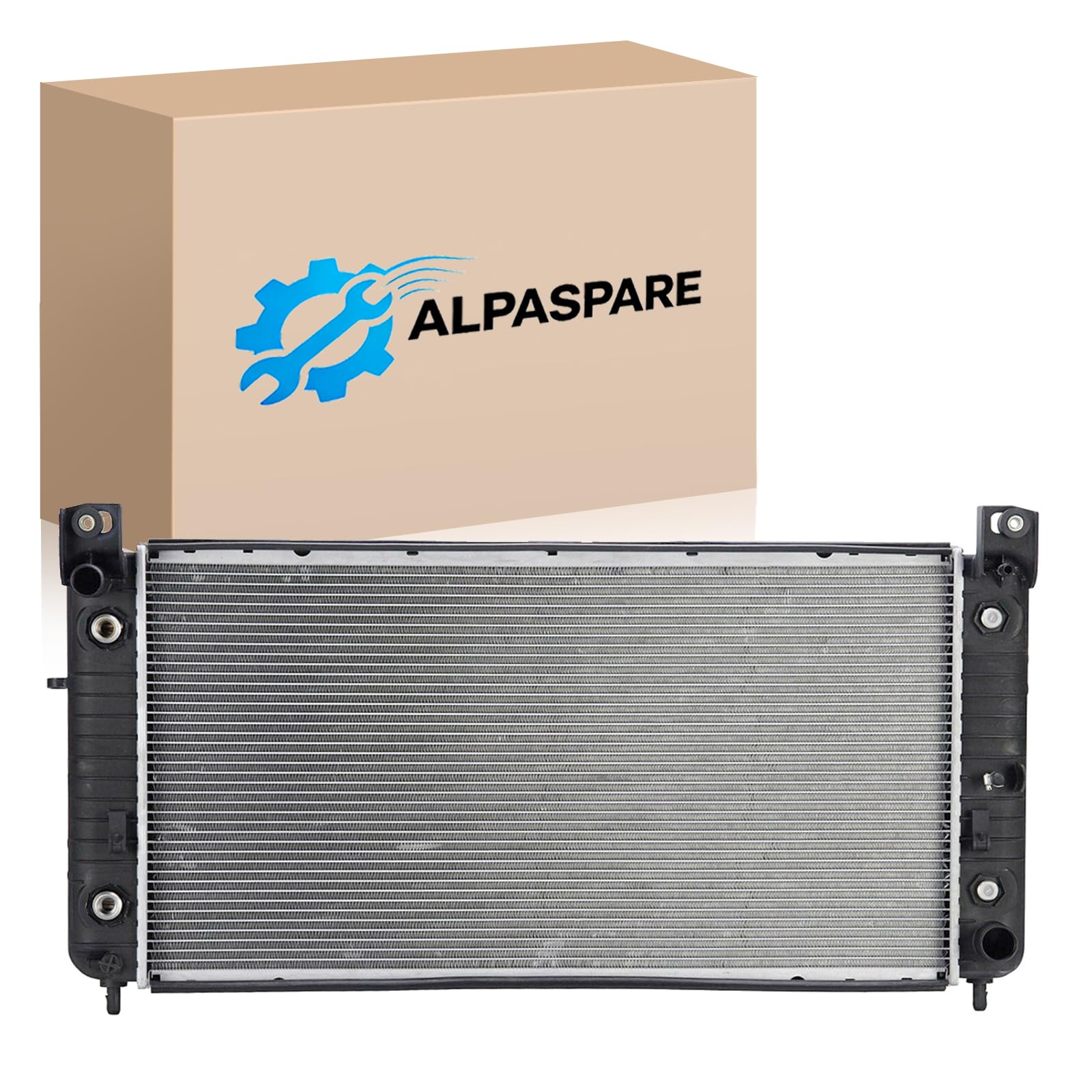 2370 Radiator for 99-14 Chevy Chevrolet Silverado Tahoe Suburban &amp; GMC Sierra Yukon Cadillac Escalade, OEM# 52486596;52486597 | Direct OEM Fit Replacement Cooling Radiator, with TOC &amp; EOC