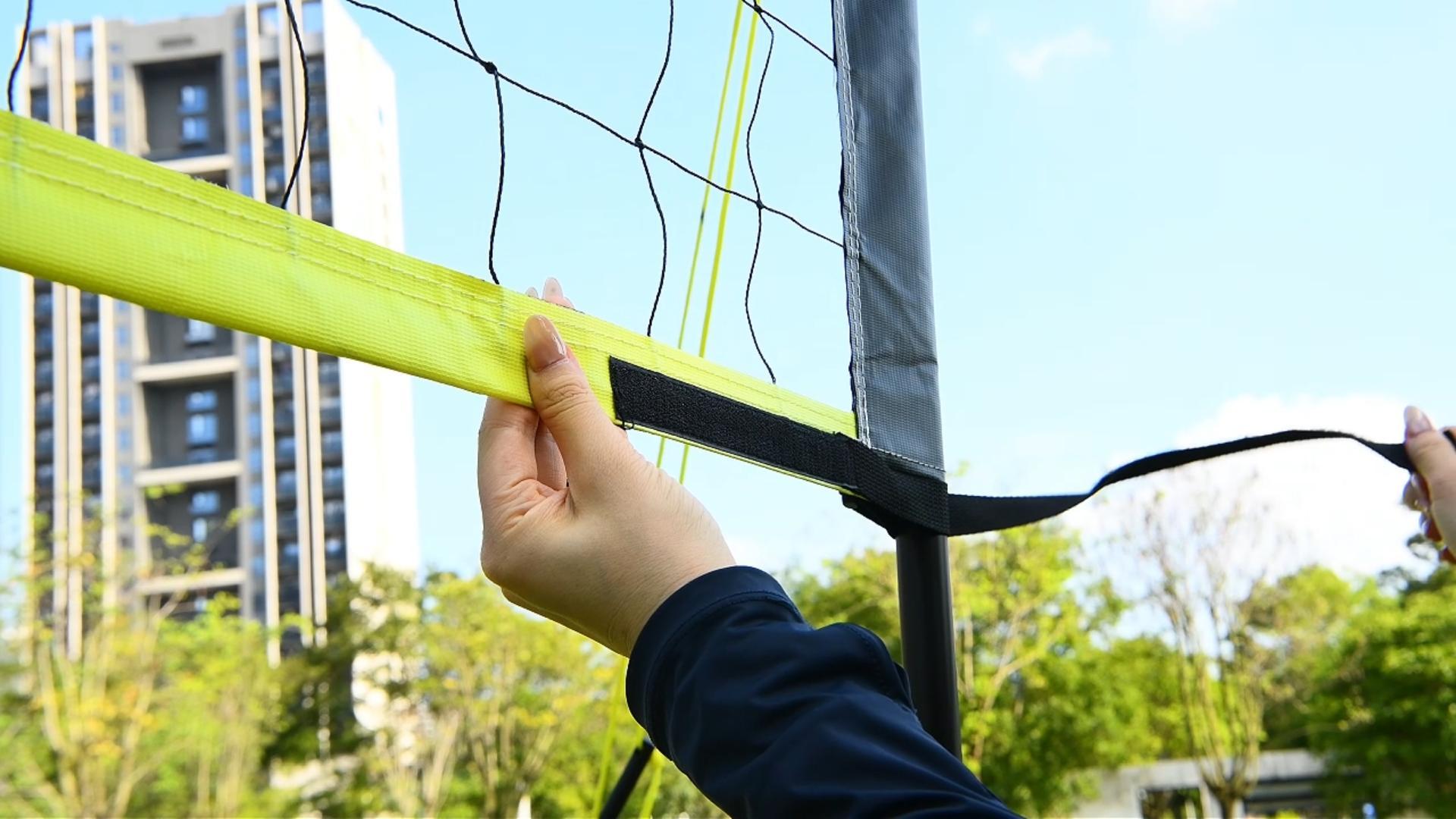 Amazon.com : Patiassy Outdoor Volleyball Net System Portable and