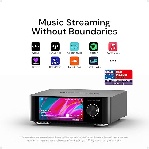 Vista 15 de EVERSOLO Streamers de música DMP-A6, reproductor de red, transmisor de música digital, DAC, servicio de música y transmisión MQA decodificación