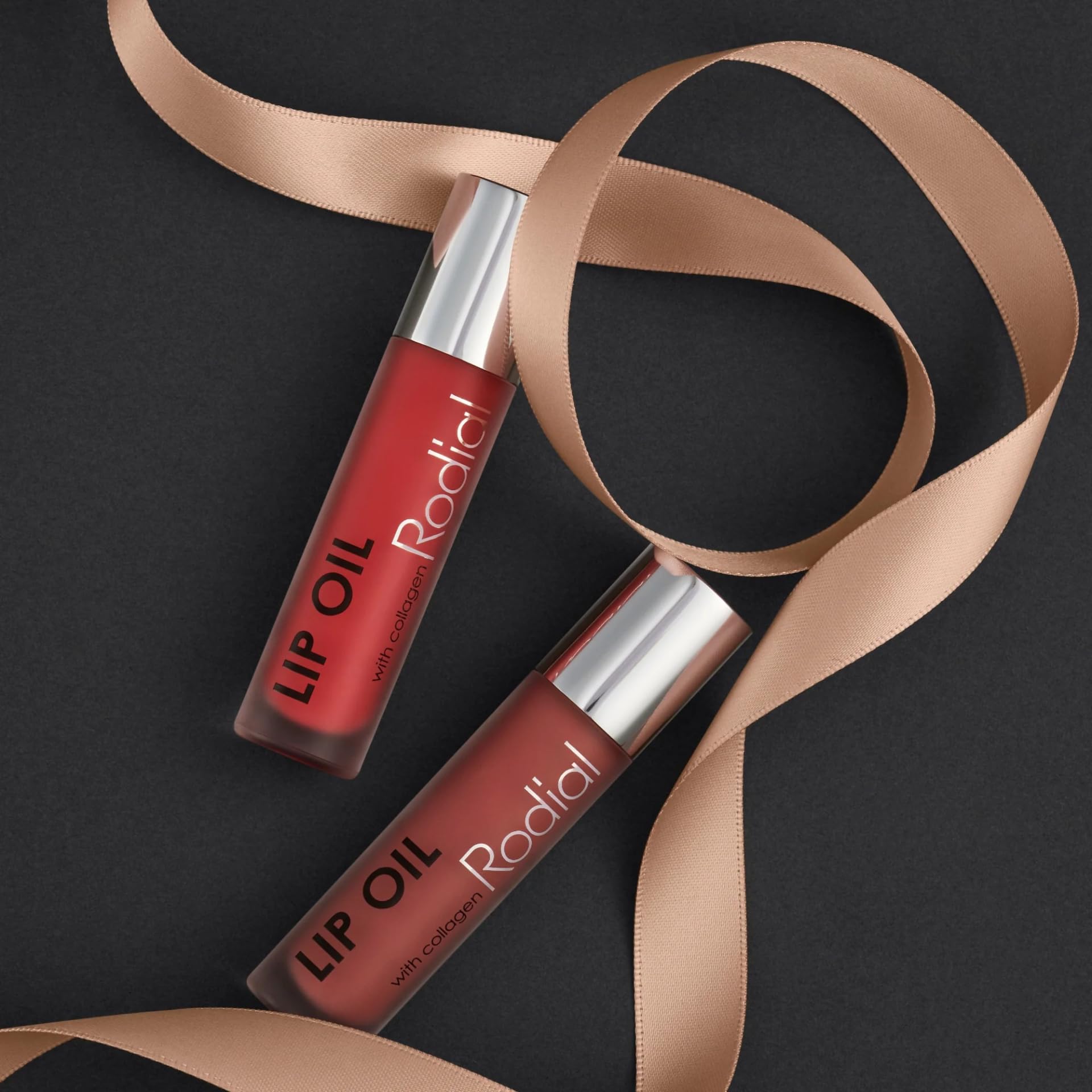 Rodial Lip Oil Edit Kit - Holiday Gift Set with Lip Oil Sugar Coral 0.13 fl. oz & Lip Oil Wild Plum 0.13 fl. oz, Hydrating, Plumping, High-Shine Botanical Lip Oils for Glossy Finish