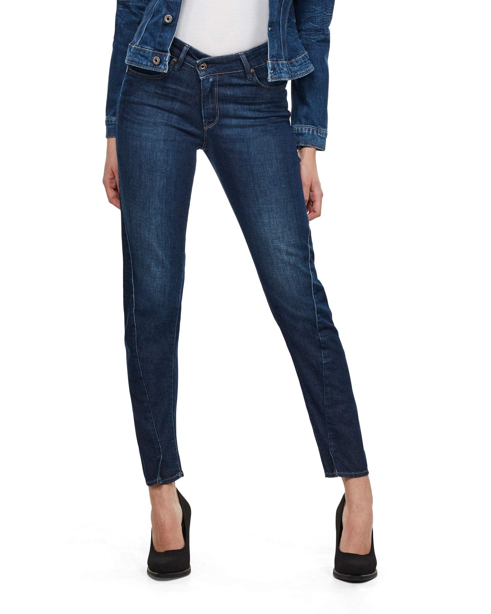 G-Star Para Mujer Jeans Joci 3D Mid Slim, Azul (worn in cobalt D15310-C046-B180), 25W / 30L