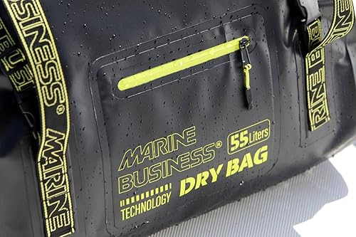 Miniatura 2 de Bolsa de viaje impermeable 55L, cierre de rollo, IPX6 DryBag, Azul, negro, Negro