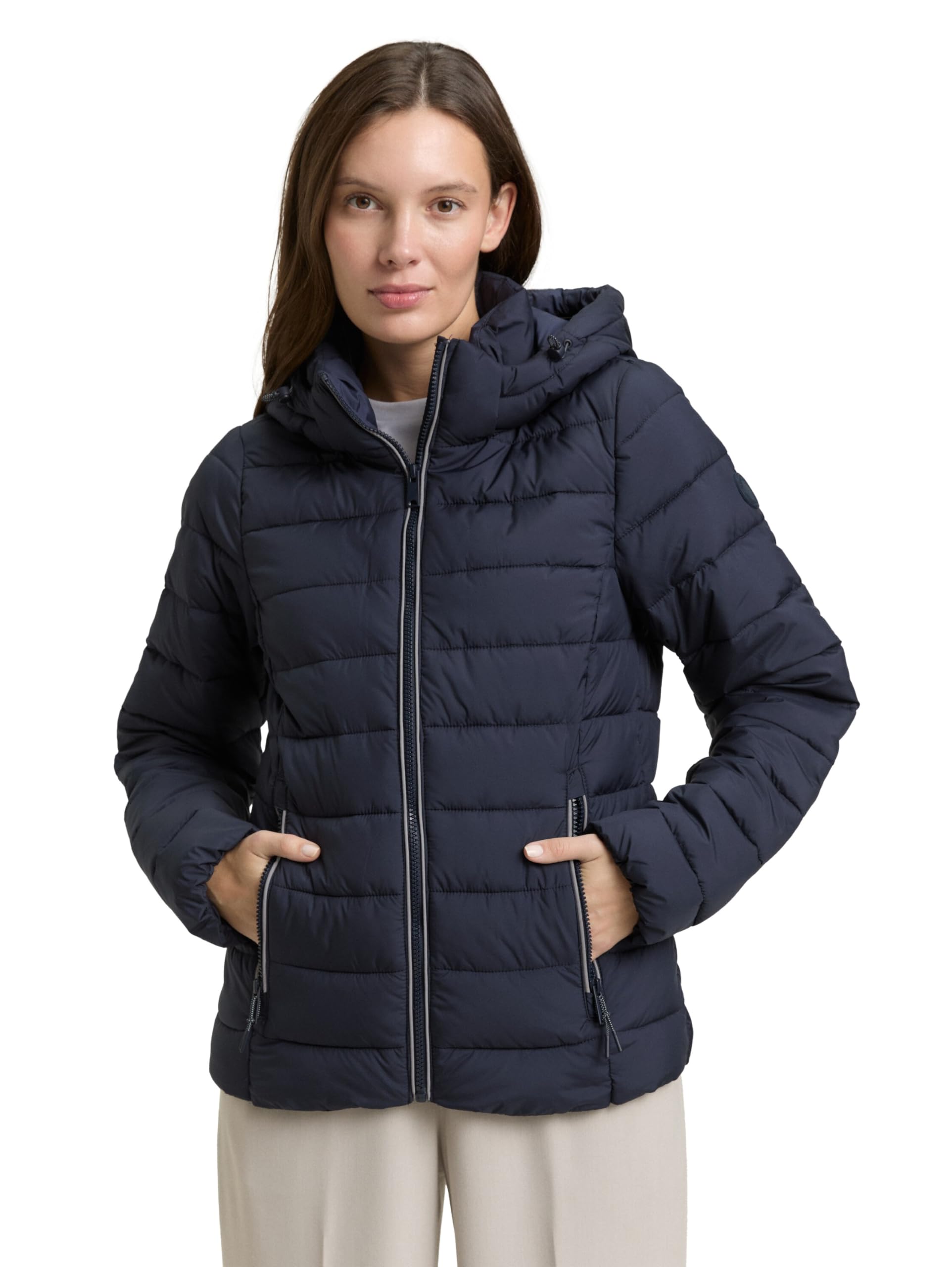 TOM TAILOR Damen Jacke mit reflektierenden Details