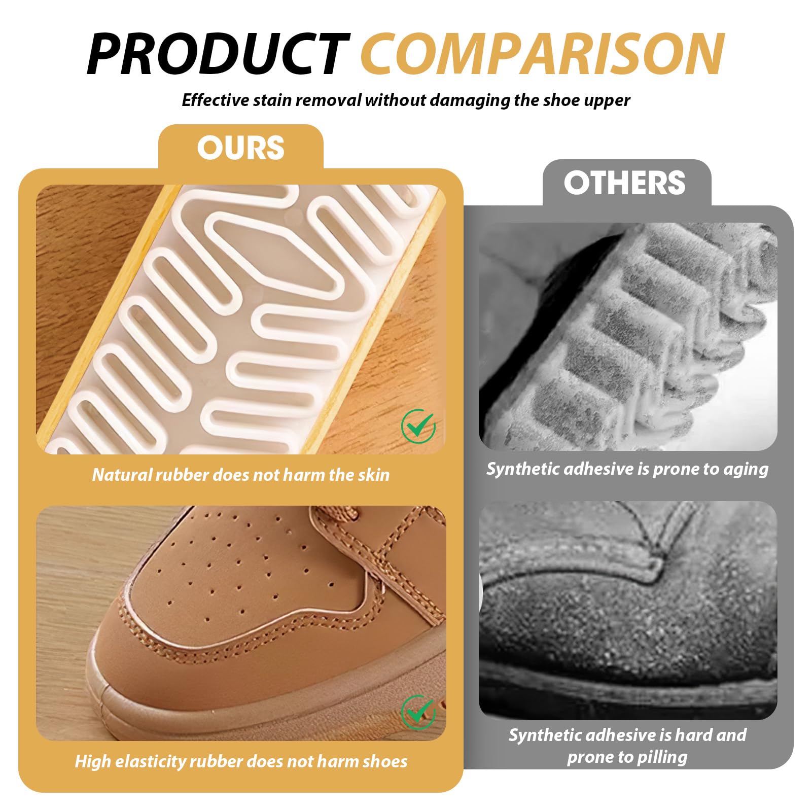 Suede Cleaner Cepillo Ante Zapatos, Juego de 2 Cepillo para Zapatos de Ante con Borrador de Limpieza, Cepillo para Limpiar Zapatos de Ante para Limpieza Protegiendo Todos los Cueros, Ante, Gamuza.