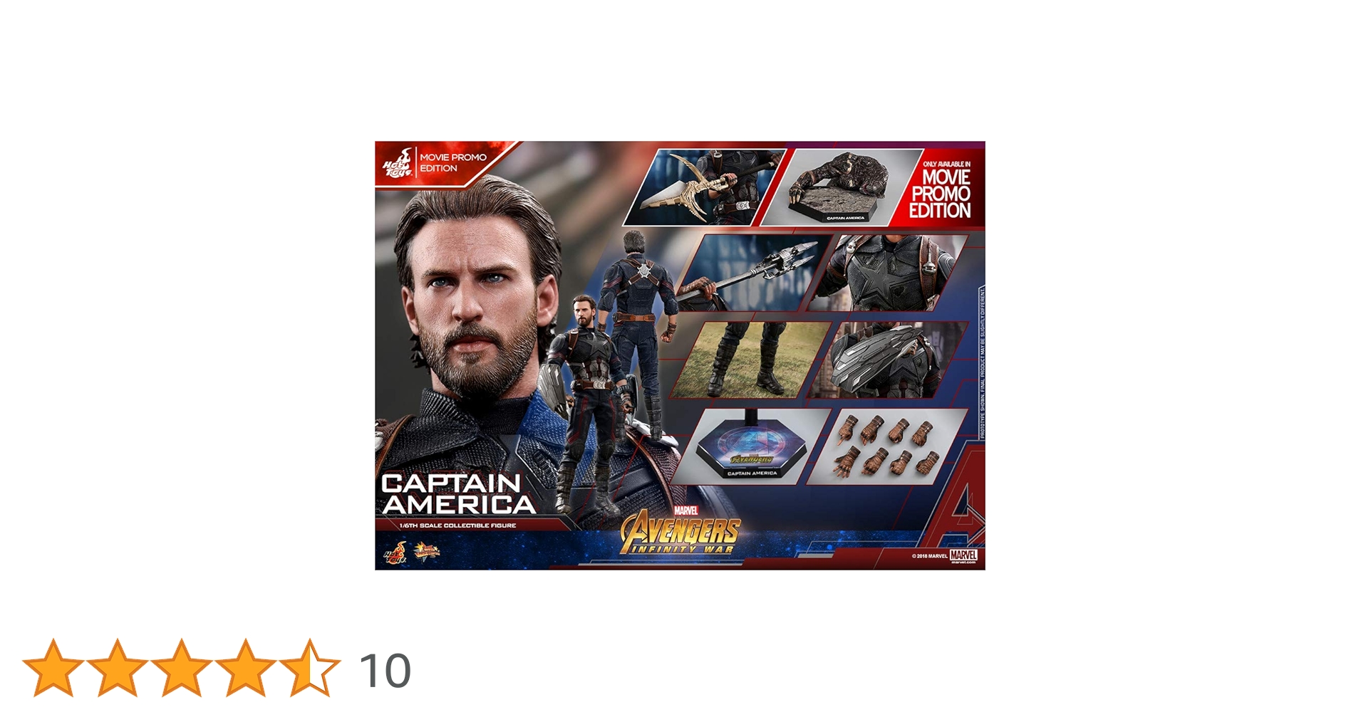 MARVEL - 新品未開封　送料無料　ホットトイズ　キャプテン・アメリカ　インフィニティウォー ムービー・マスターピース】『アベンジャーズ／インフィニティ