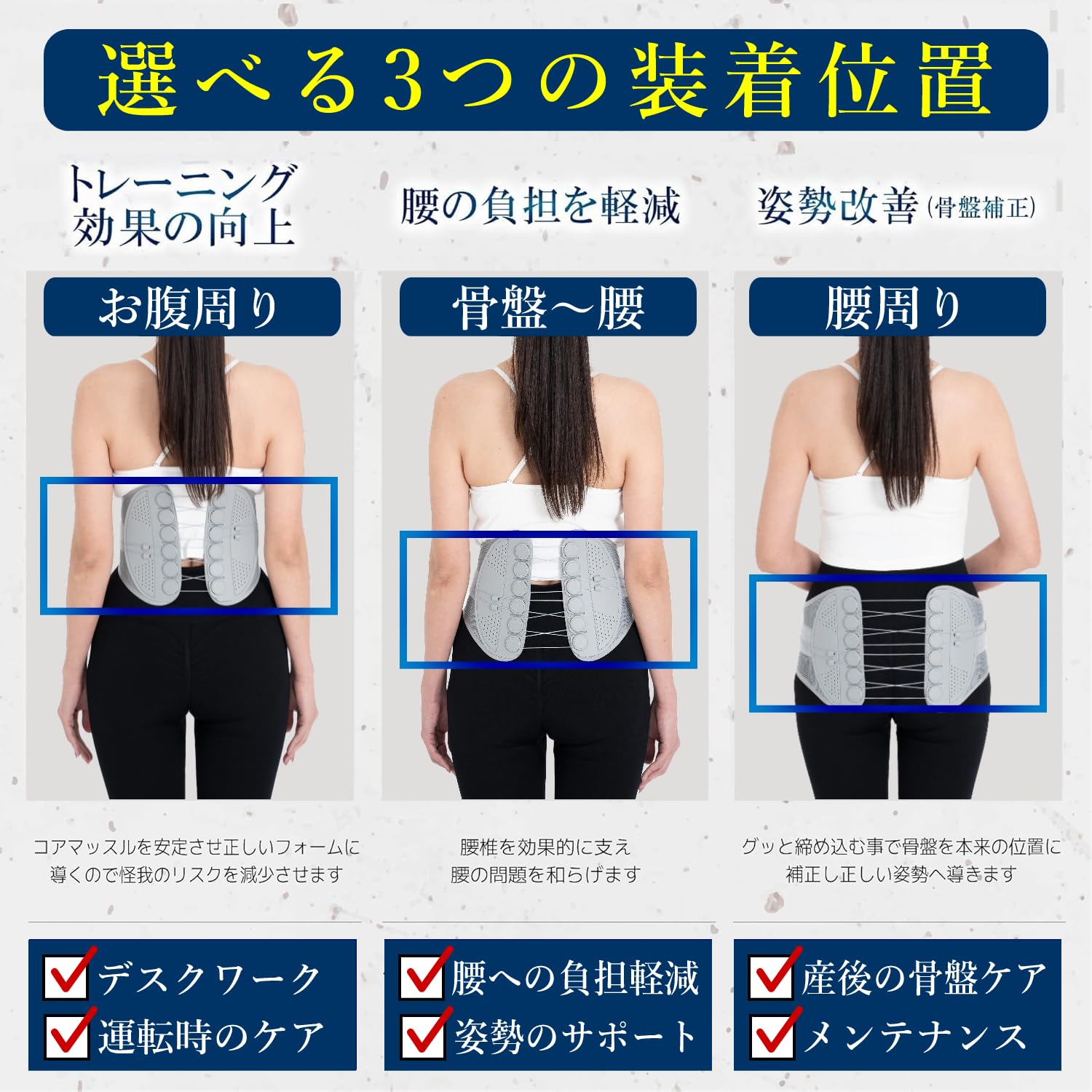Amazon | ALLGU(オールグー) 【発明製造元】 滑車式骨盤ベルト 男女