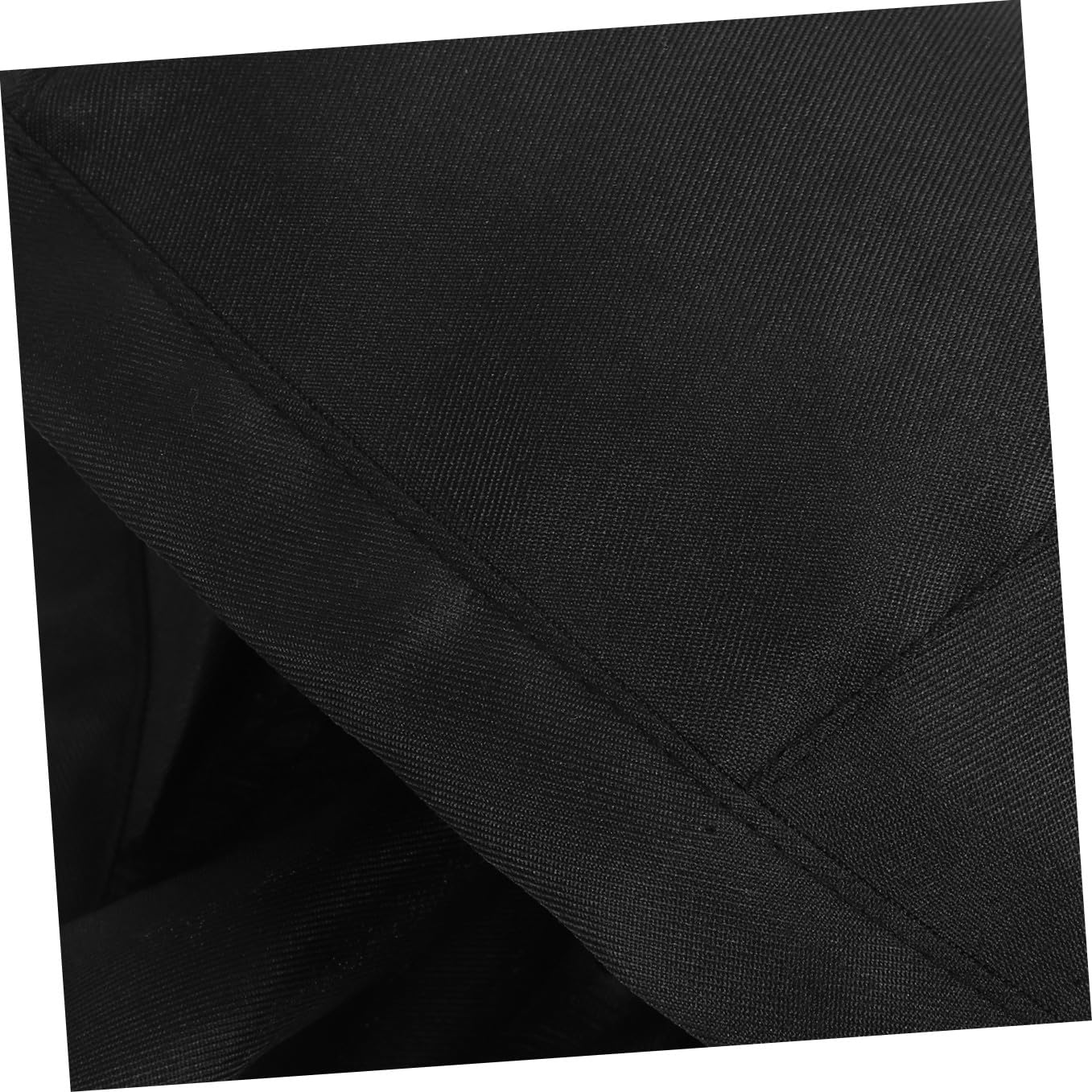 Veemoon Cappello da Cuoco da Cucina Regolabile Nero 3 Pezzi in Stoffa