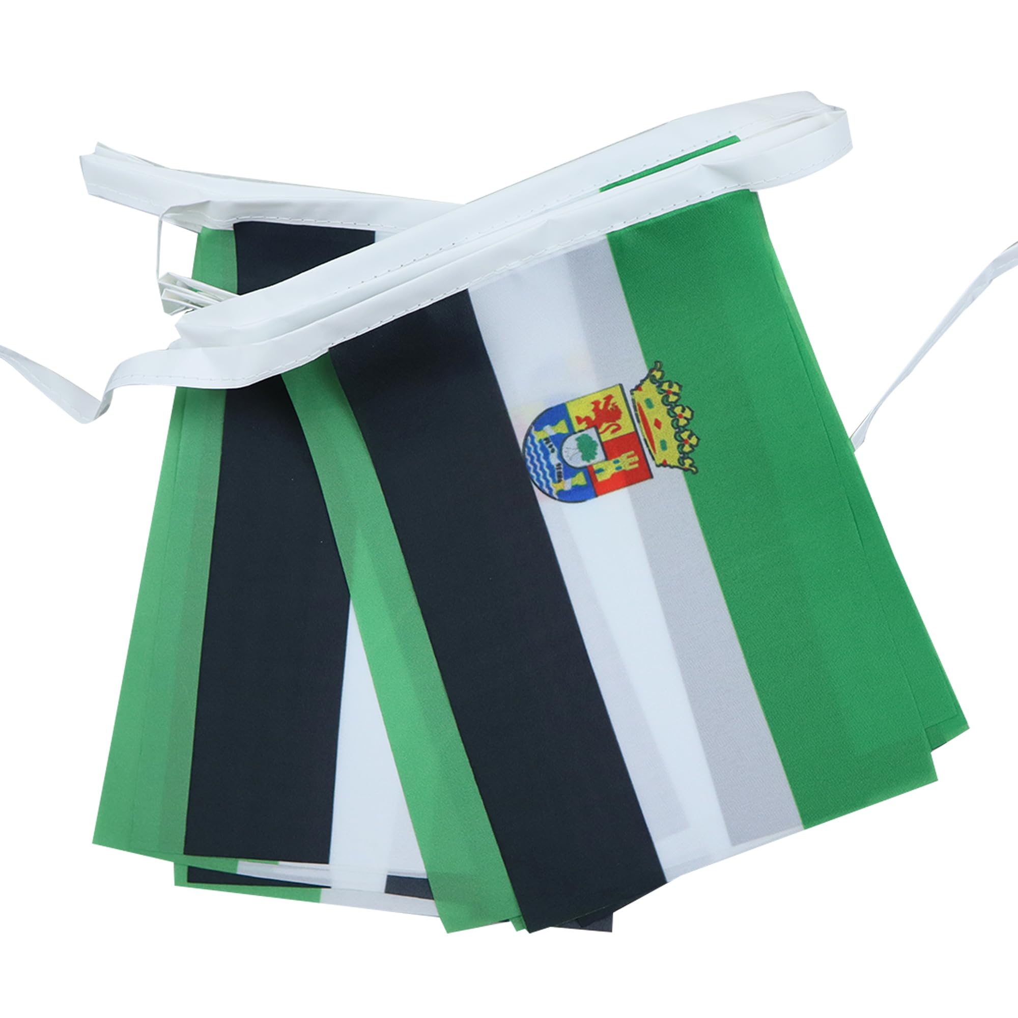 AZ FLAG Estremadura Bunting 20 ft 20 flags Light Polyester