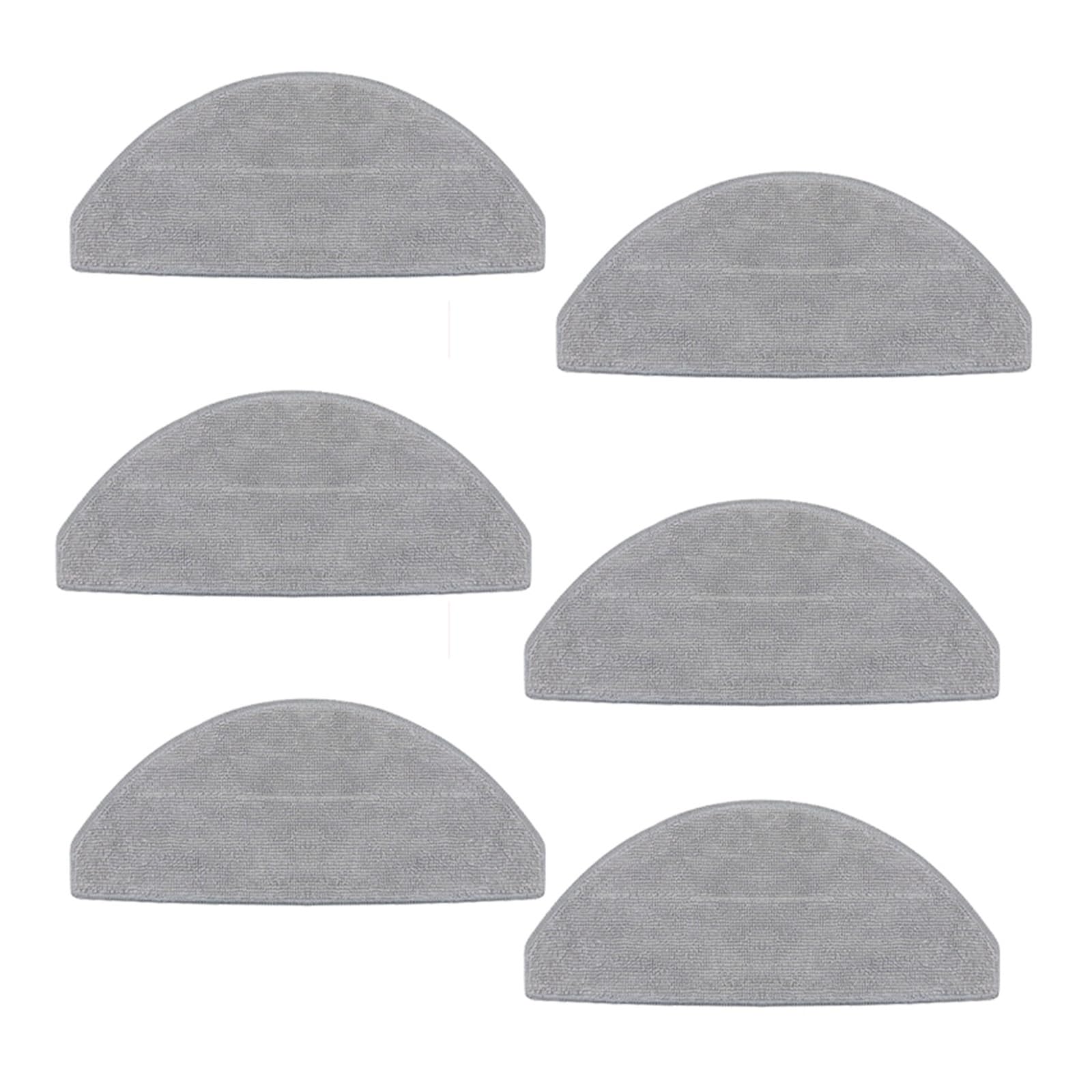 VIXWDRUTY Compatible For Xiaomi，S20 E12 E10 B112 Robotic Vacuum Cleaner Washable Mop Cloth Replacement Accessories(6pcs)