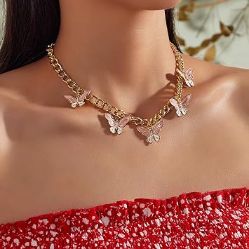 Aimimier Cuban Link Chain Choker 
