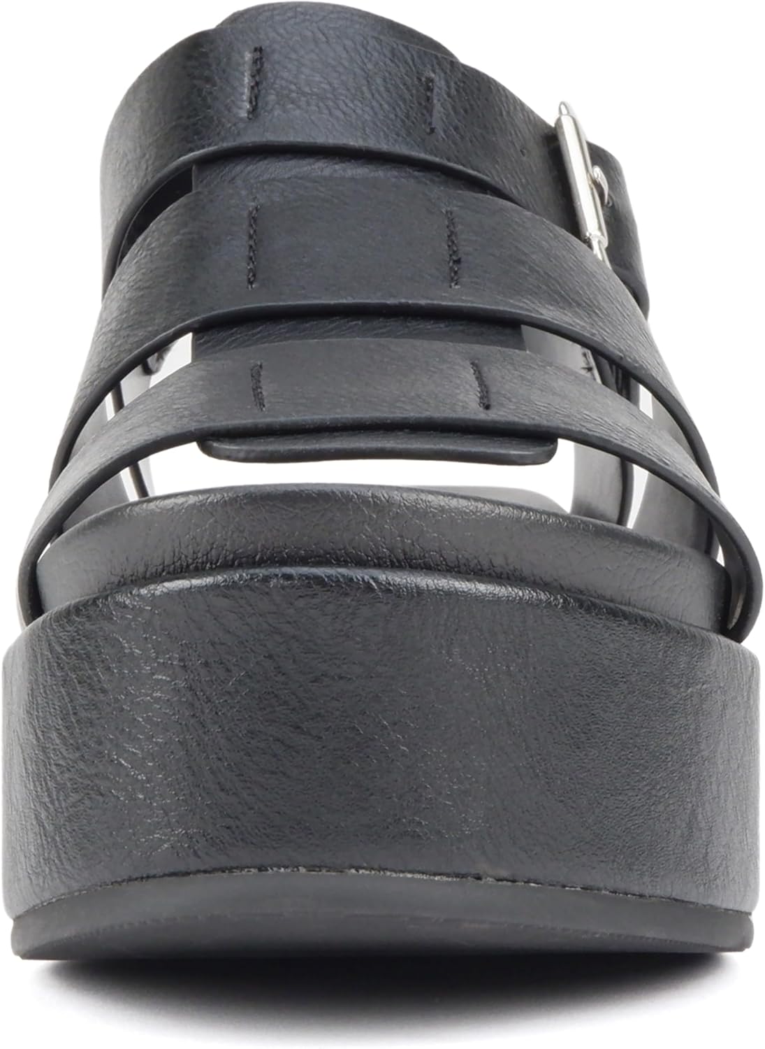 Soda "Bossi ~ Women Round Toe Flatform Fisherman Wedge Sandals with Adjustable Buckle - Image 3