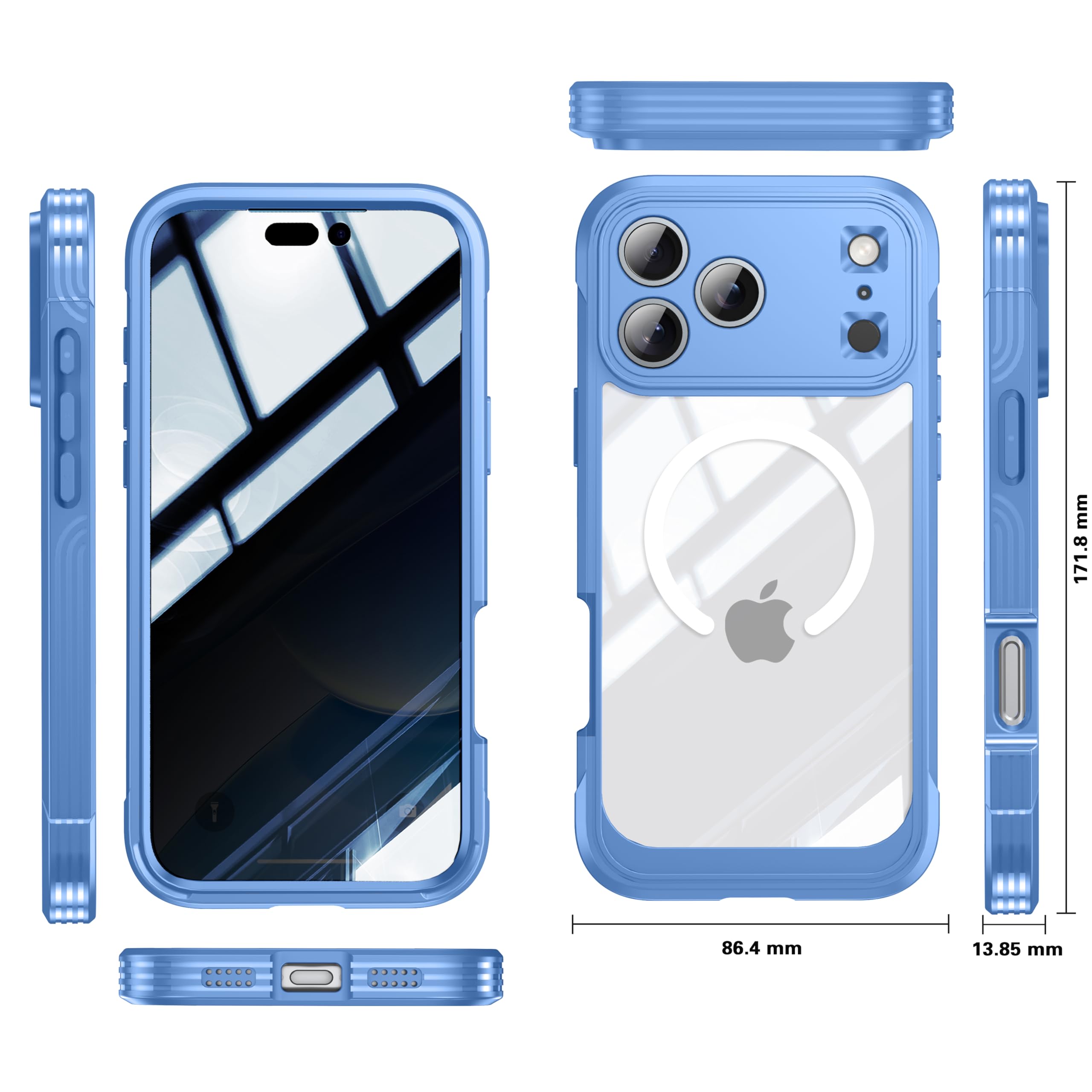 Spigen Thin Fit Mag backcover geschikt voor iPhone 17 Pro – Groen