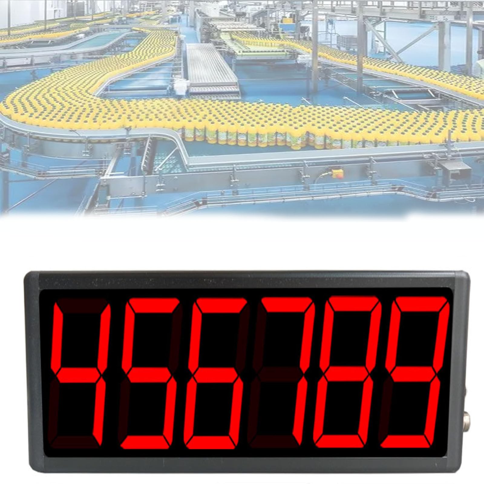 VILA SMO Digital Led Counter, Conveyor Counter, Large-screen Infrared Induction Counter With Remote Control, Count Up To 999999, Sensor 30cm, High Precision, For Various Npn Sensors Factory Piecework