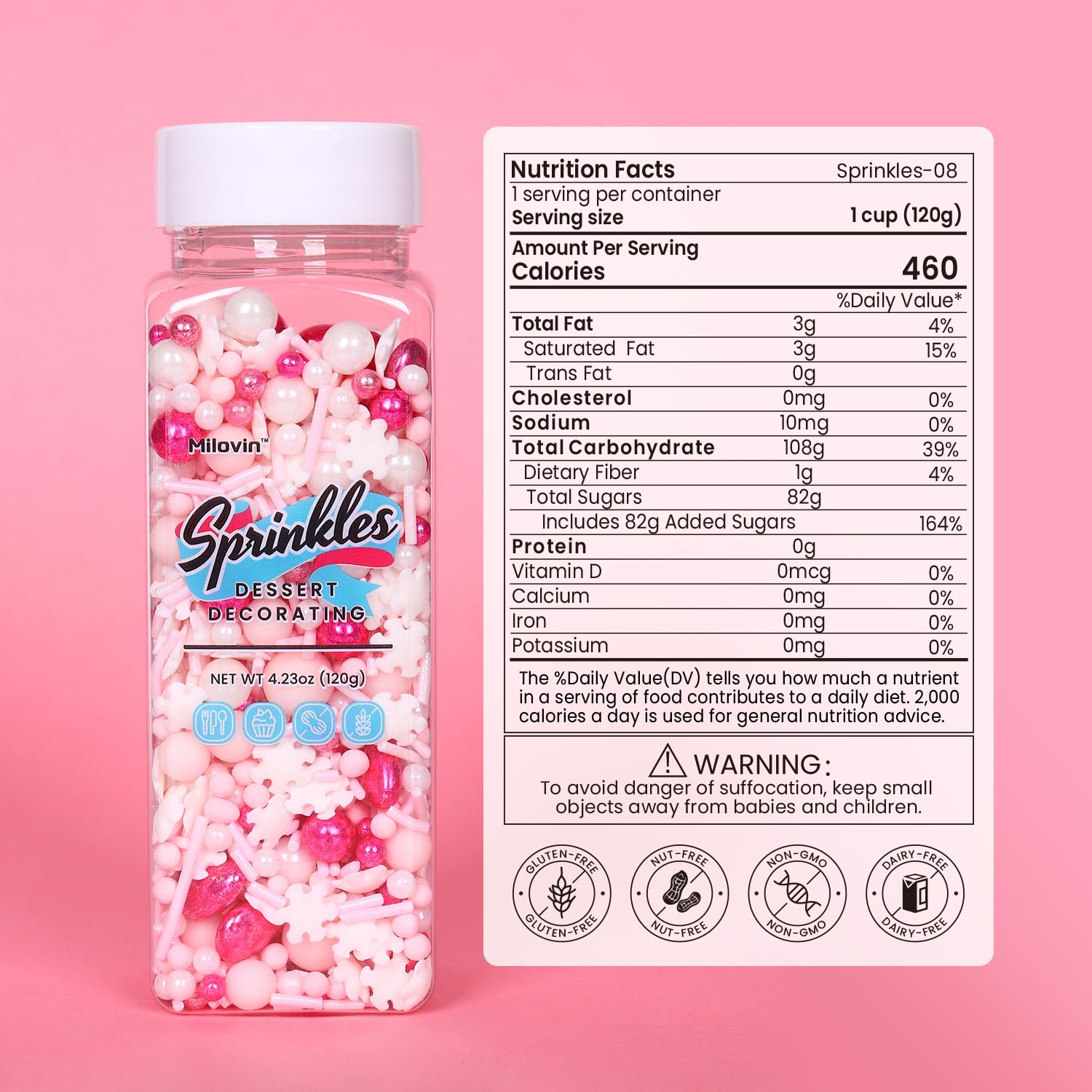 Scrumptious Sprinkles Pirottini Per Muffin A Tulipano Rosa – Confezione Da 200, Altezza 85 Mm, Made In UK